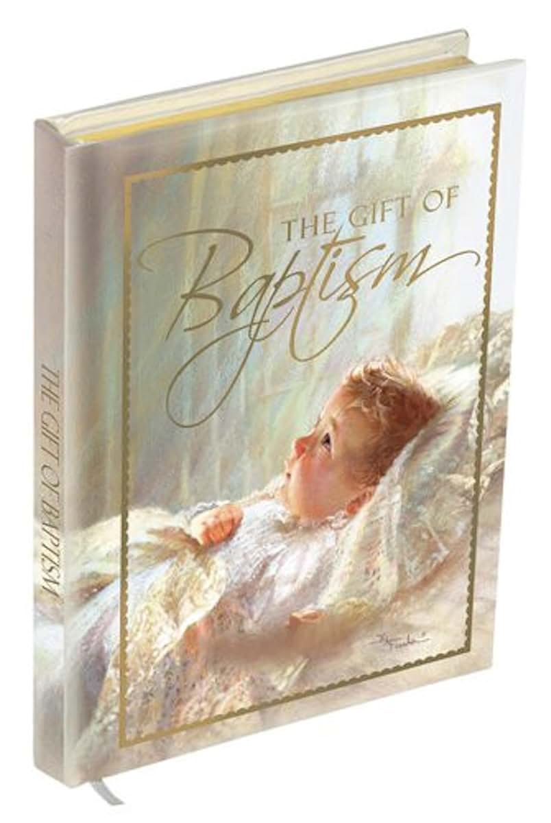 Christian Brands Catholic Baptism Gift Set With Prayer Book And Shell (photo 2)