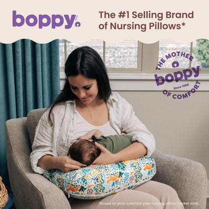 Boppy Nursing Pillow Colorful Forest Animals