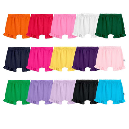 City Threads Ruffled Diaper Covers Bloomers, Soft Cotton for Babies and Toddlers
