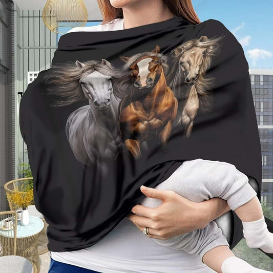 Zfrxign Horse Car Seat Cover