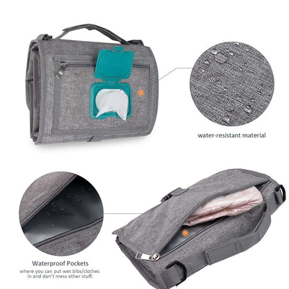 TELFZ Portable Diaper Changing Station Bag