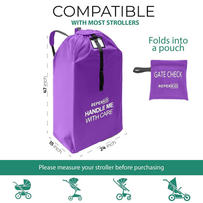 reperkid Large Stroller Travel Bag for Airplane, Fits Double & Jogging Strollers (photo 4)