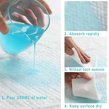 Nihao Honey Disposable Changing Pad 20 Pack Waterproof Pink (photo 4)