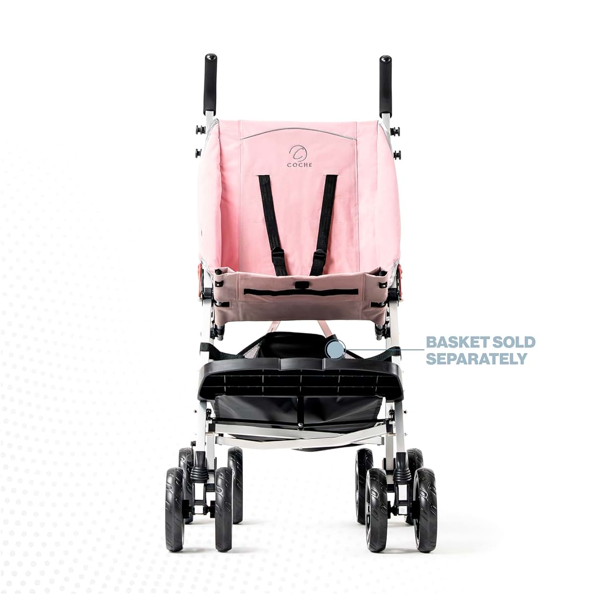 Coche XL Special Needs Stroller for Older Children, Lightweight Aluminum Frame, Pink