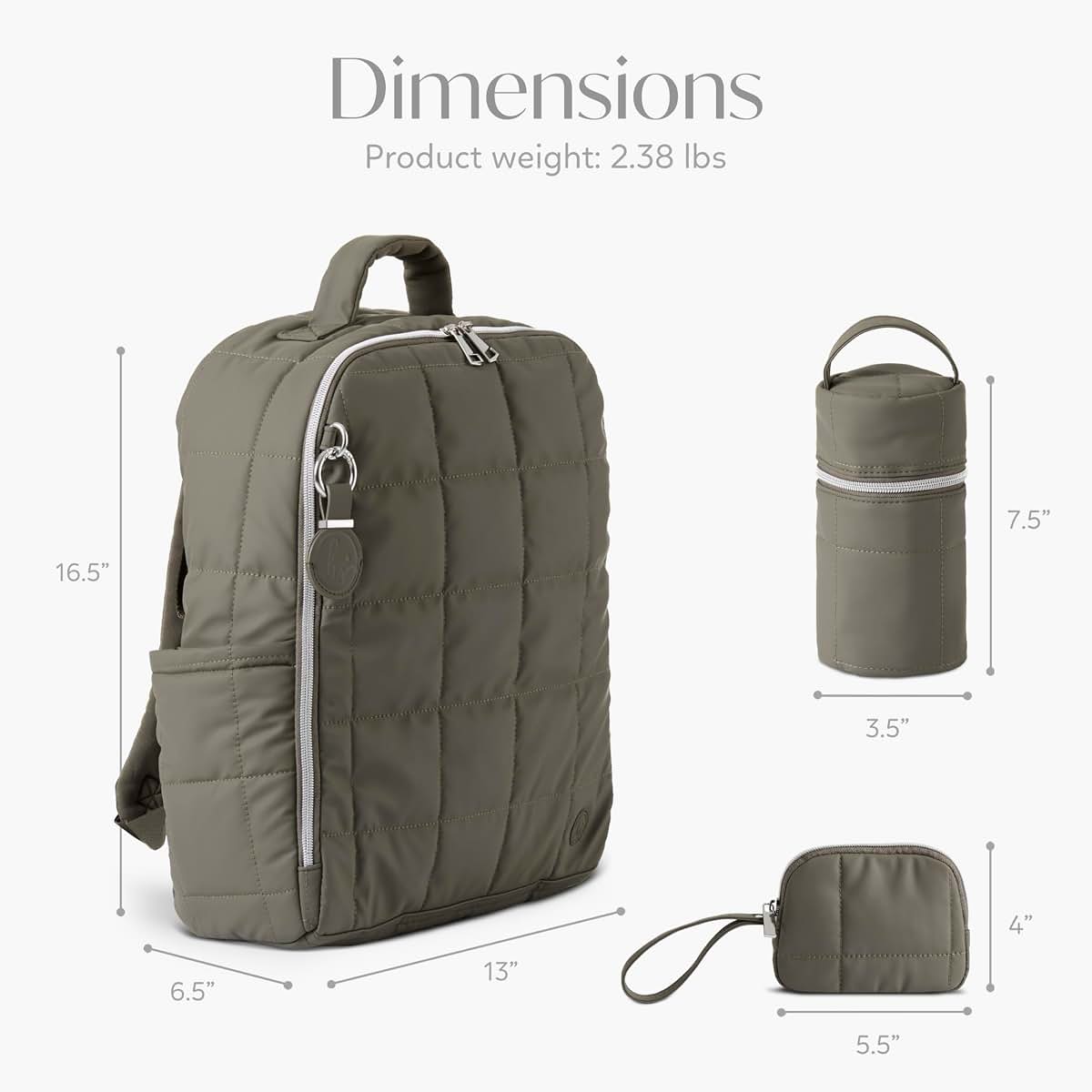 Hannah&Sophia North Diaper Backpack 5-Piece Set (photo 3)