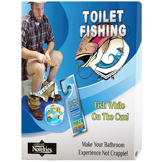 Potty Fisher Toilet Fishing Game - Fairly Odd Novelties - Funny Novelty Gag Joke Bathroom Gift