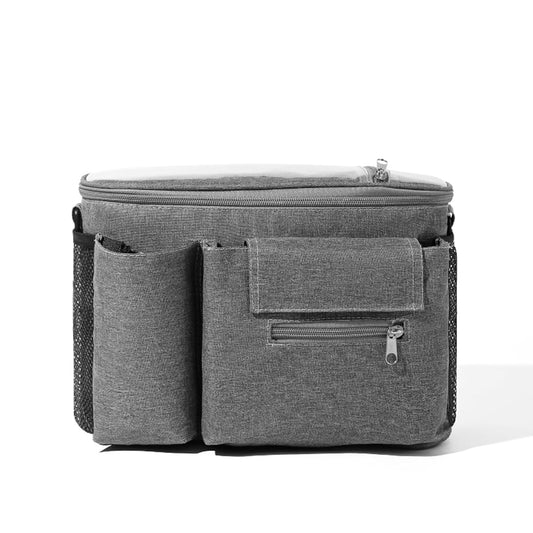 Berhapy Small Diaper Bag, Travel Tote Bags for Moms - Multiple Pockets, Stroller Hook, Adjustable Strap - Portable