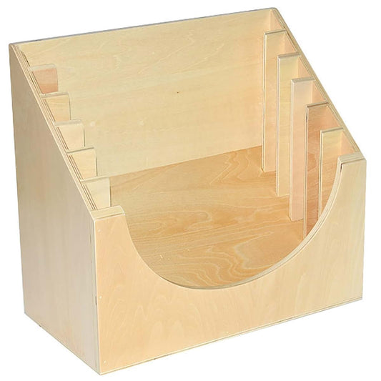 Nuiorfty Wooden Dressing Board Stand for 6 Frames Montessori Toy Organizer Beechwood Clothing Frame Holder for Toddler