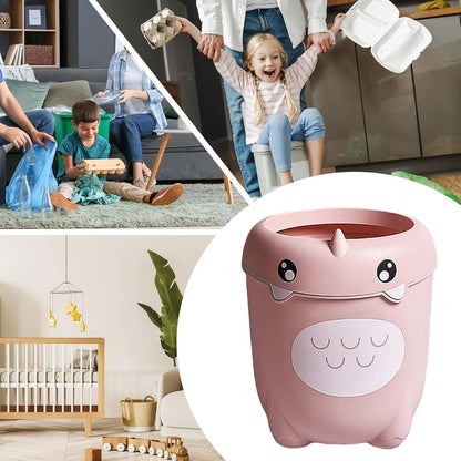 Nuytghr Dinosaur Kids Trash Can With Swing Lid