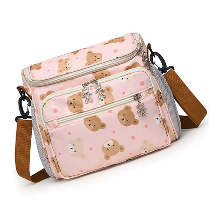 スイムリー Multifunction Baby Diaper Bag with Compartments and Shoulder Strap