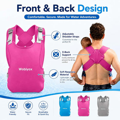 Water Baby Carrier | Quick-Dry Neoprene Sling for Pool and Travel