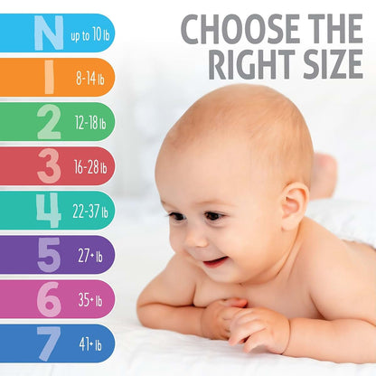 Cuties Complete Care Baby Diapers Size 1, 8 to 14 lbs, 25 Count