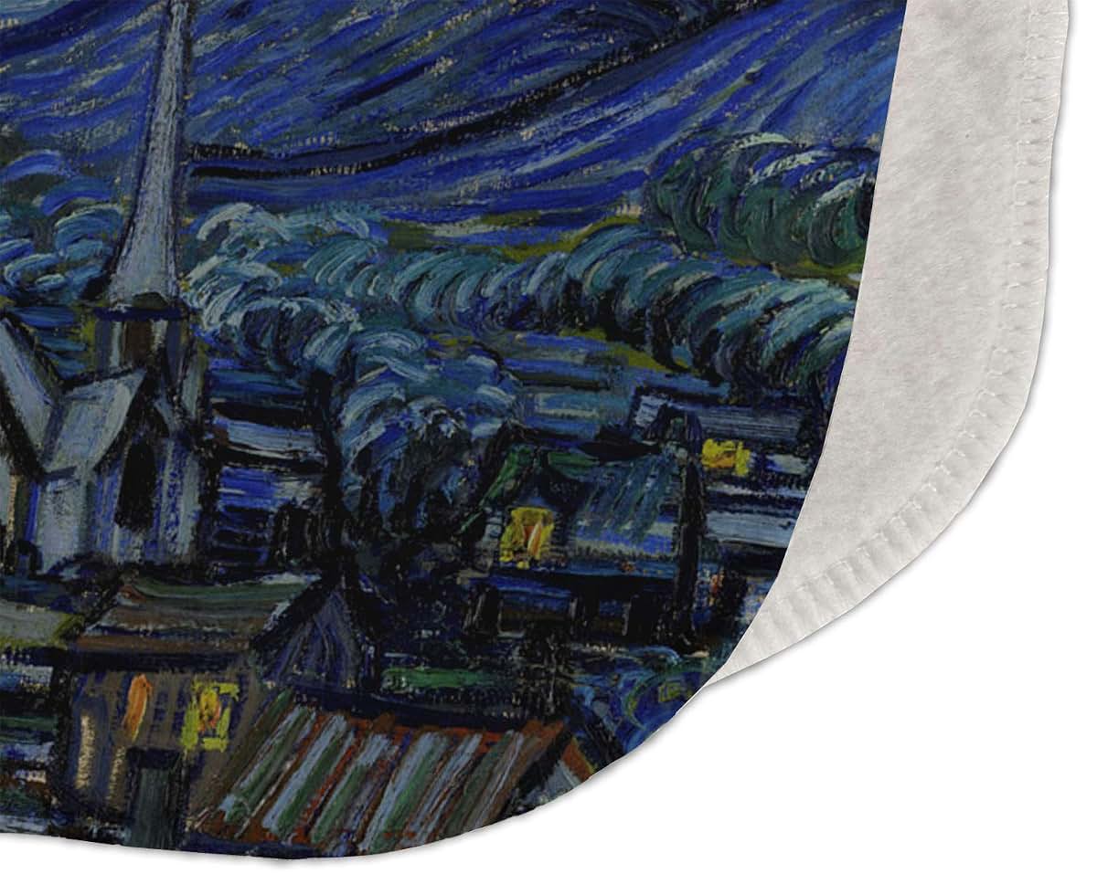 Van Gogh Starry Night Burp Cloth - Fleece or Velour