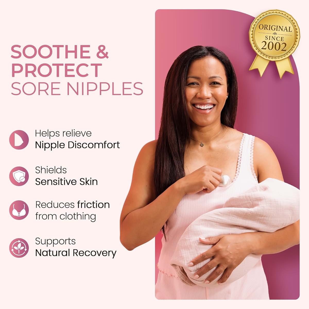 Silverette Nursing Cups with Soft Silicone Rings
