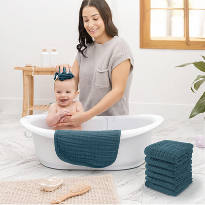 Comfy Cubs Muslin Washcloths 6 Pack