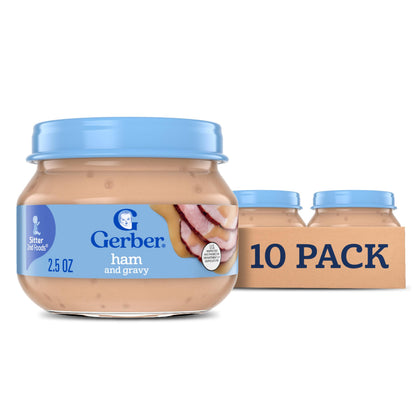 Gerber Ham and Gravy Jar Baby Food