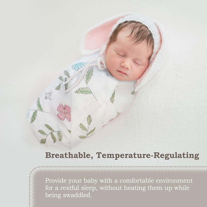 Moonybaby Organic Cotton Swaddle Blanket for Newborn and Toddlers
