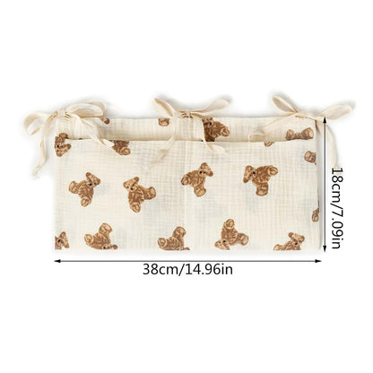 Psdndeww Baby Storage Bag Hangings Organize with 2 Pockets Access Solution Baby Item Organize Bag for Diapers & (photo 4)