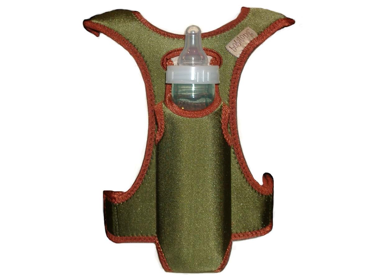 Bobalong Bottle Holder In Olive/Rust