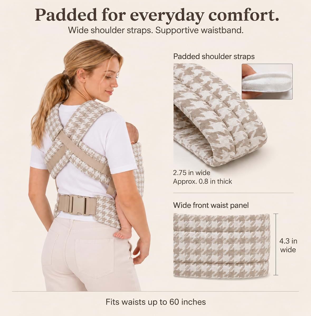 KYMIRR Structured Baby Carrier for Growing Babies, 3-36 Months, 11-44 lb (photo 3)