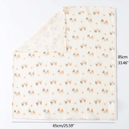 HOUNIIXIE Cotton Swaddle Blanket With Multi-Pattern Designs (photo 3)