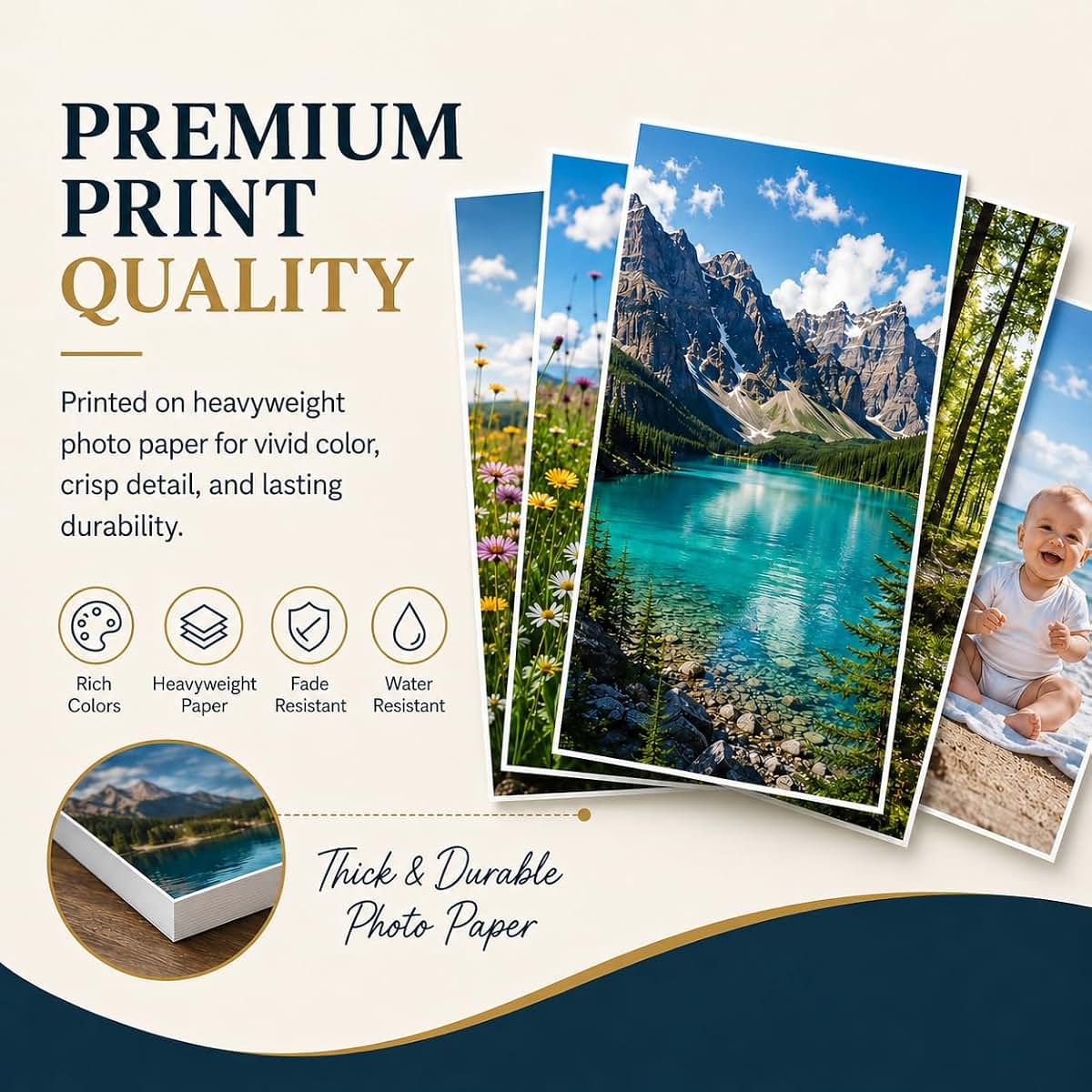 IndiPRO Custom Photo Print with Solid Wood Frame & Gift Box, Personalized Framed Picture Gift, Premium Archival Print (photo 2)