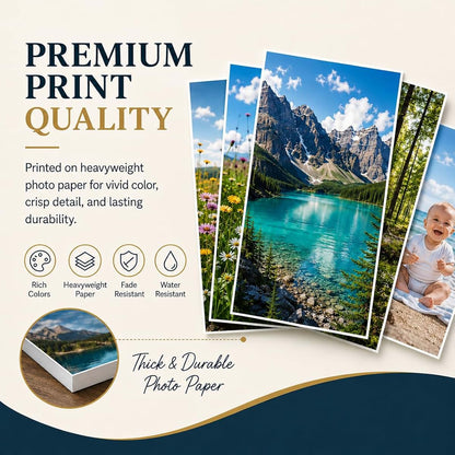 IndiPRO Custom Photo Print with Solid Wood Frame & Gift Box, Personalized Framed Picture Gift, Premium Archival Print (photo 2)