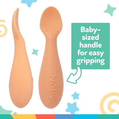 Nuby Silicone Mini Spoons 2 Pack