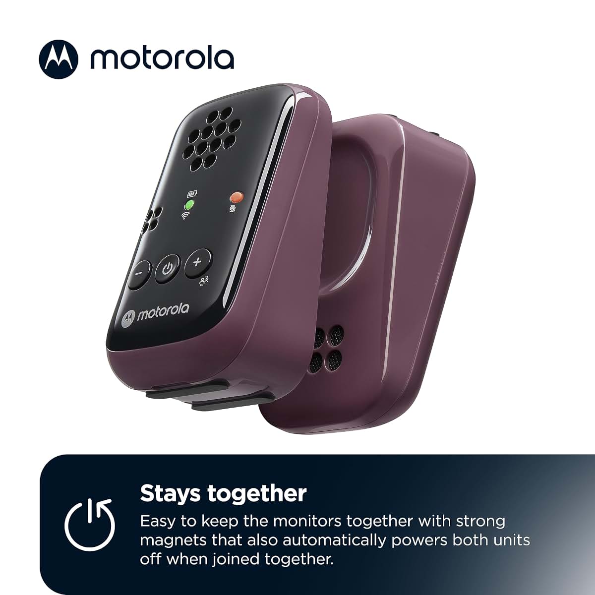 Motorola PIP12 Wireless Audio Baby Monitor with Two-Way Talk and Travel Case