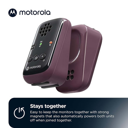 Motorola PIP12 Wireless Audio Baby Monitor with Two-Way Talk and Travel Case