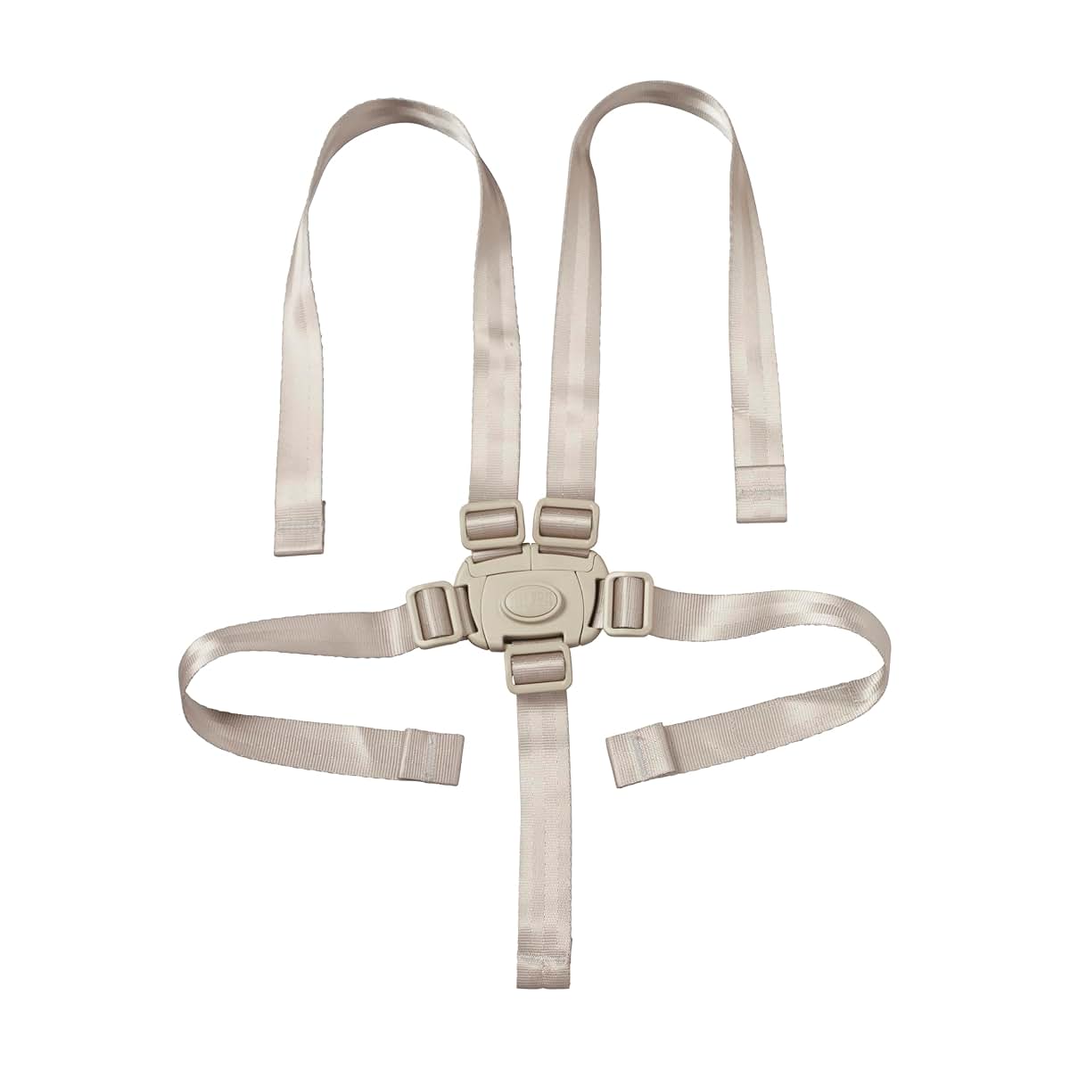 ECR4Kids Universal 5-Point T-Lock Harness, Compatible with ASATT High Chair, Replacement Part, Grey