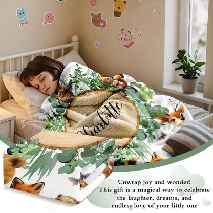 Frrahmen Custom Blankets for Boys Girls, Personalized First Day of School Blankets for Daughter, Perfect for Newborn (photo 4)