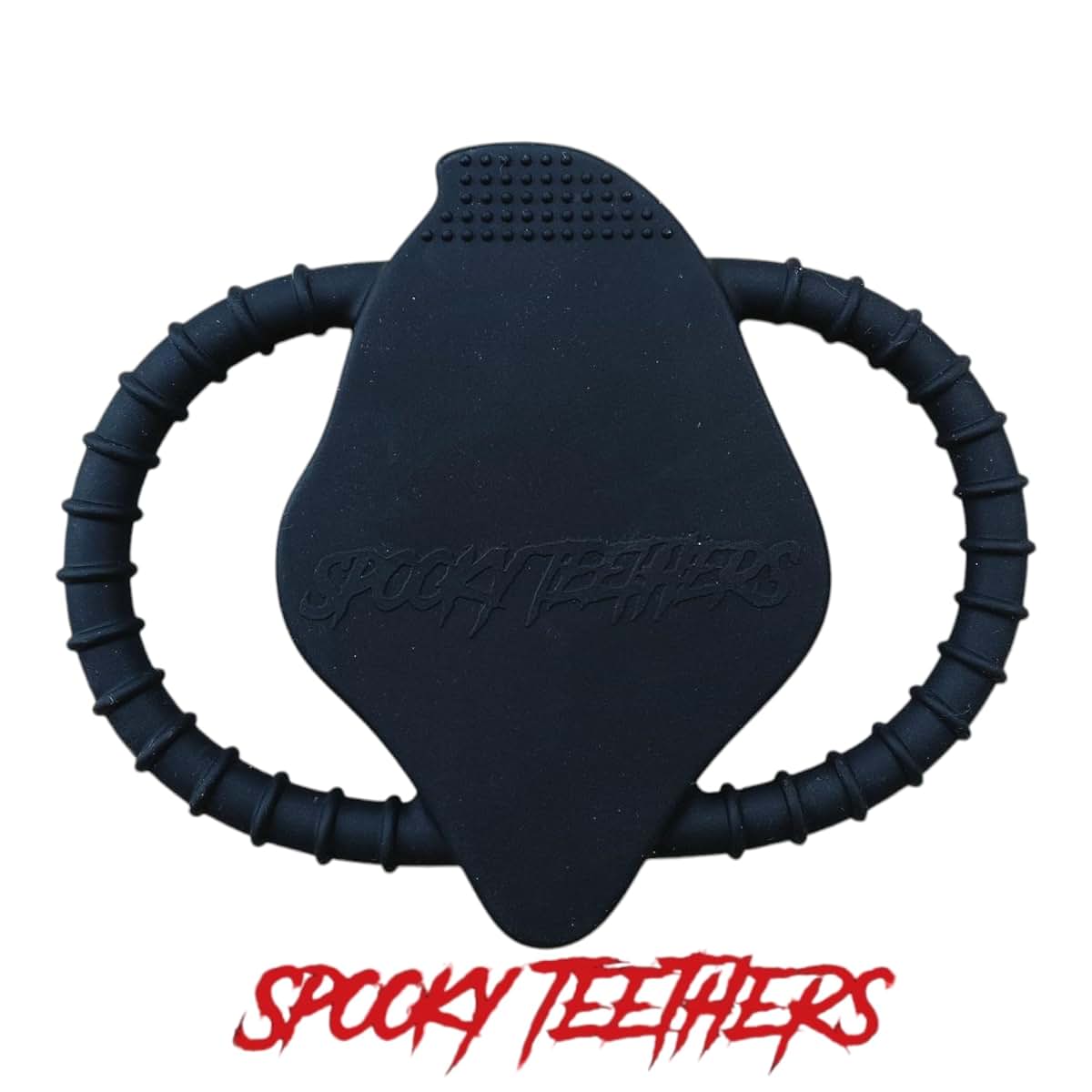 Highway 25 Designs Spooky Teethers Halloween Horror Gothic Baby Teething Ring Toys – Grim Reaper Ghost Teether for (photo 2)