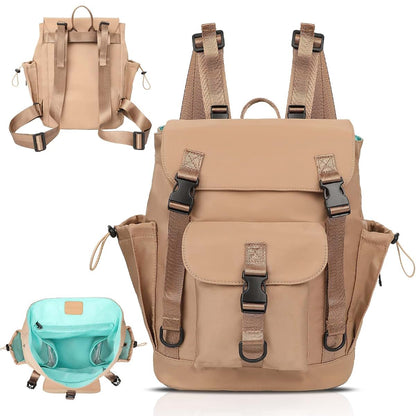 MOMINSIDE Diaper Bag Backpack with Wet Pocket and 9 Pockets