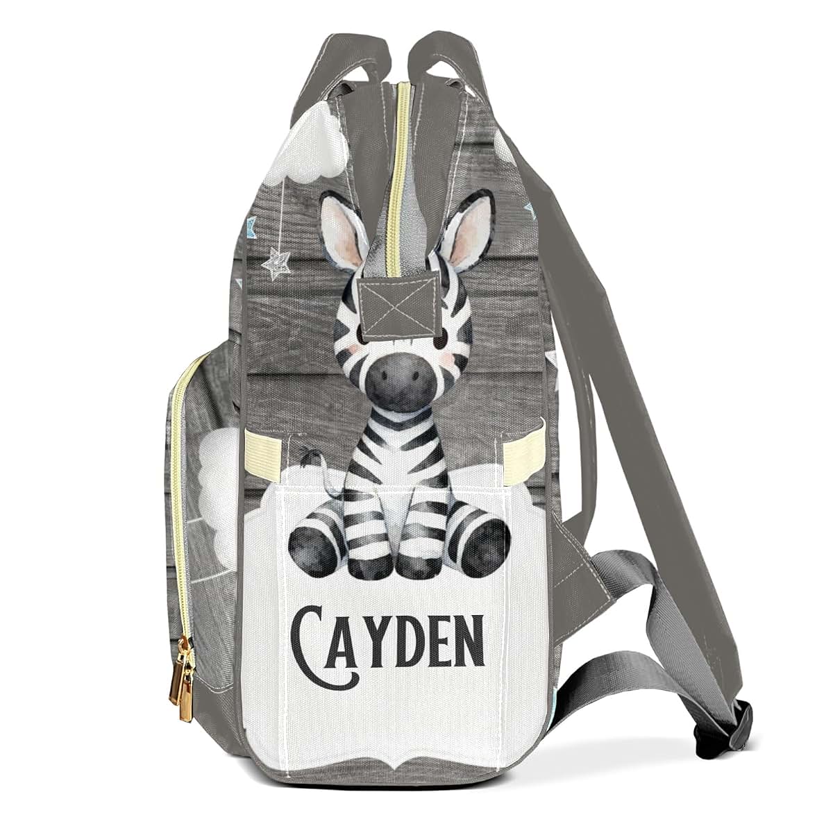 YallLocoMo Custom Diaper Bag Backpack With Insulated Bottle Pockets (photo 3)
