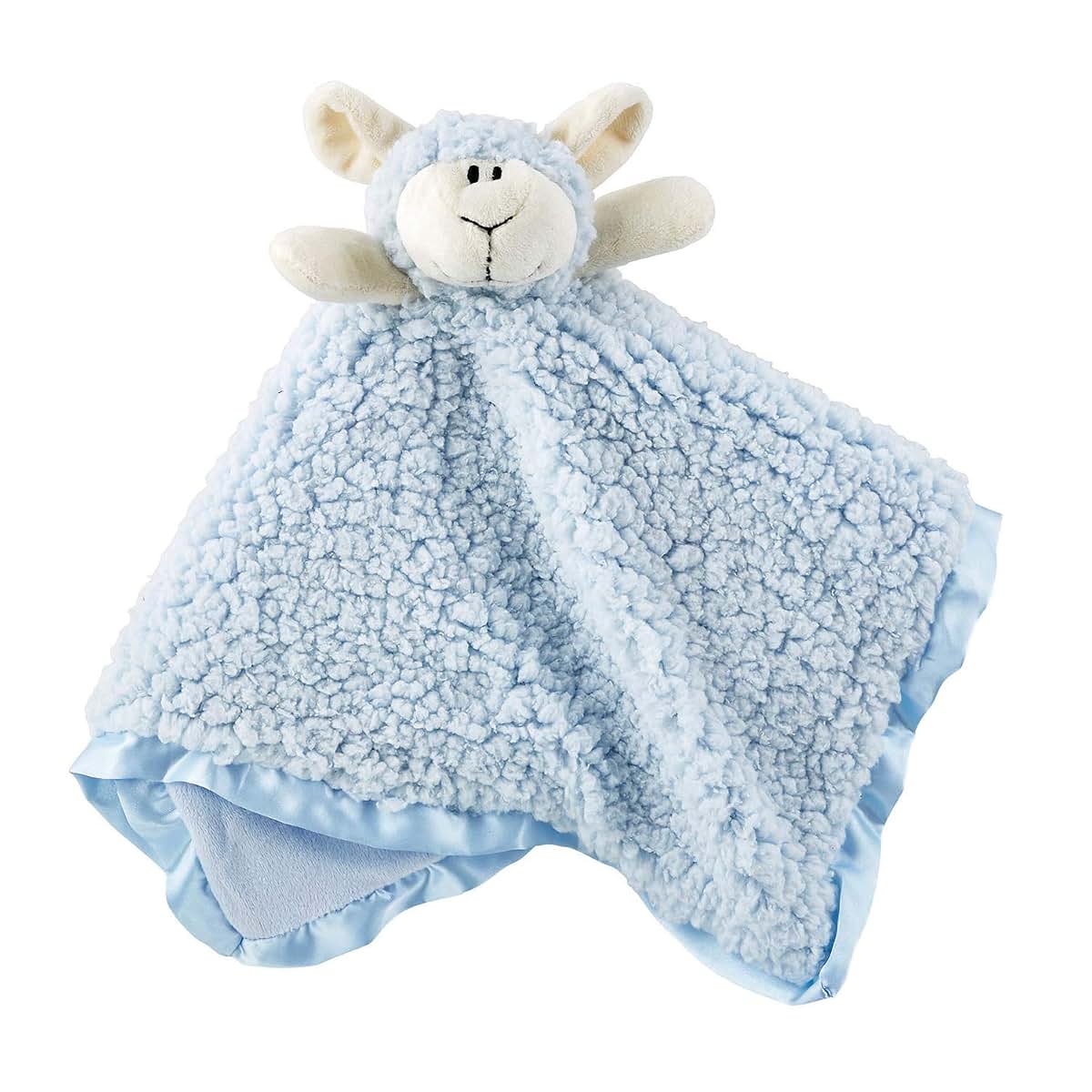 Stephan Baby Cuddle Bud Security Blankie - Blue Lamb