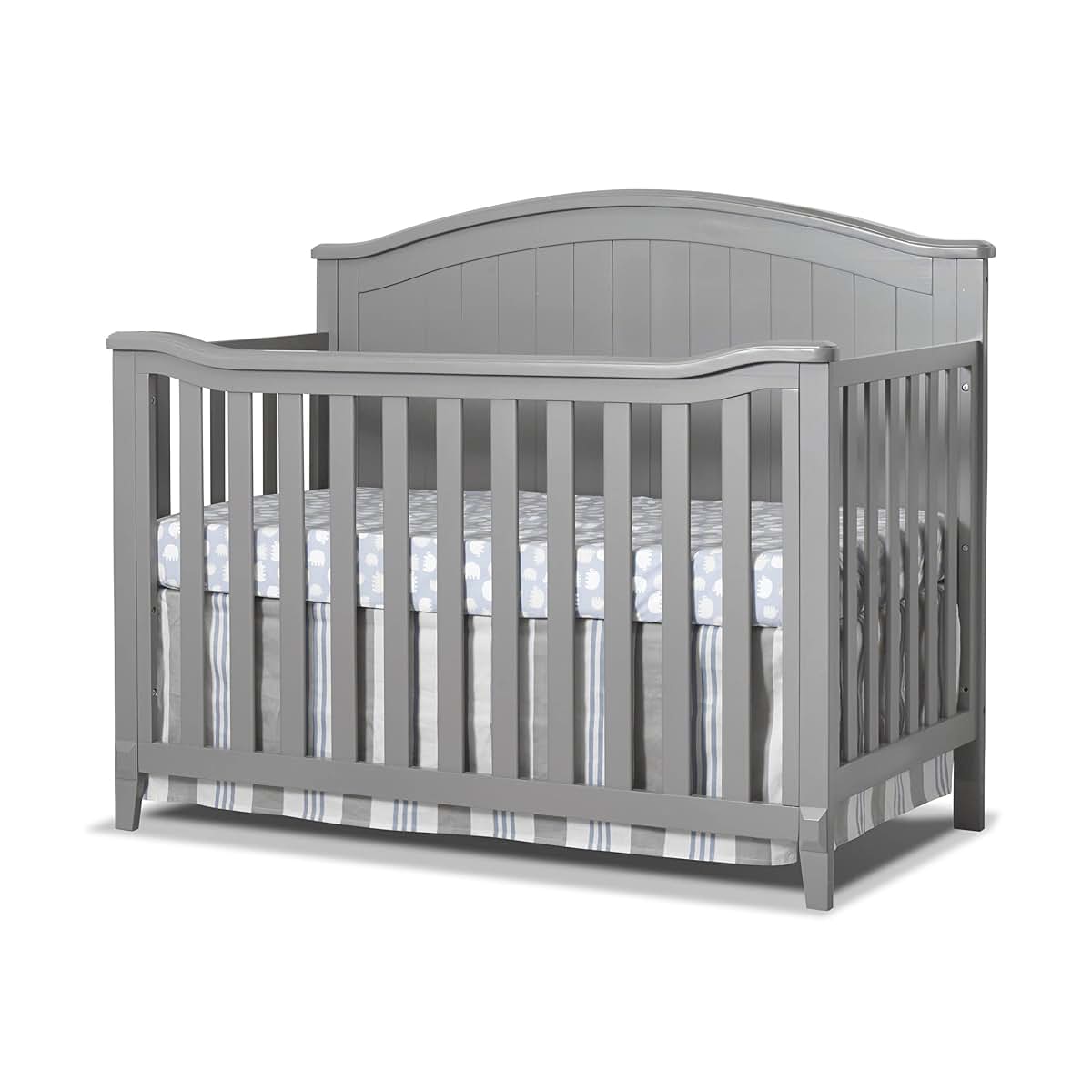 Sorelle Fairview 4-in-1 Convertible Crib in Grey