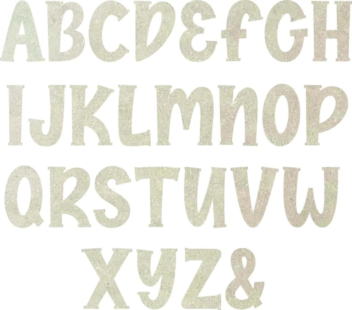 Lemon Spark Unfinished Wooden Letter J 8 Inch Nursery Decor