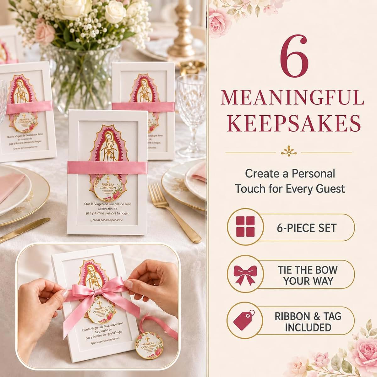 SimpleLiv Virgen De Guadalupe Picture Frames - 6 Piece Set (photo 2)