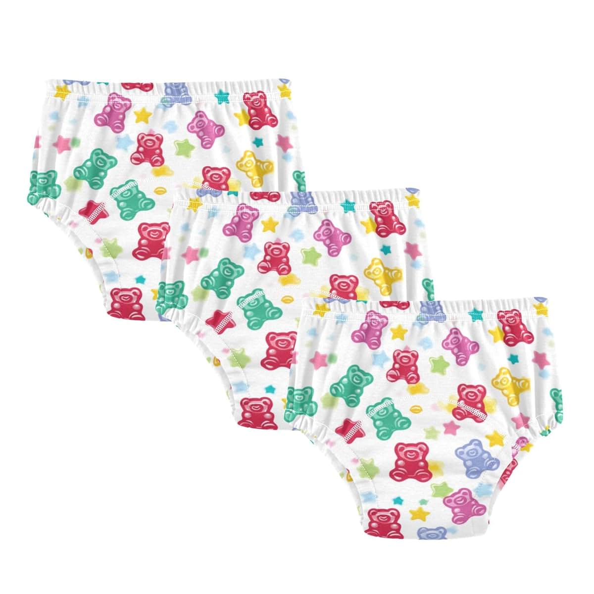 Junzan Gummy Bear Print Toddler Potty Training Underwear
