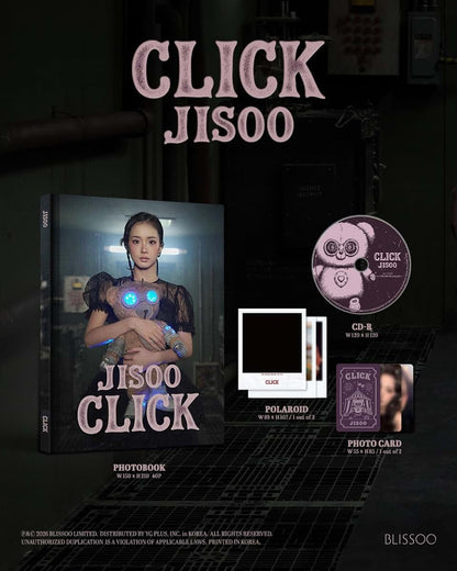 valueflag (PHOTOBOOK Version) BLACKPINK Jisoo CLICK Single Album