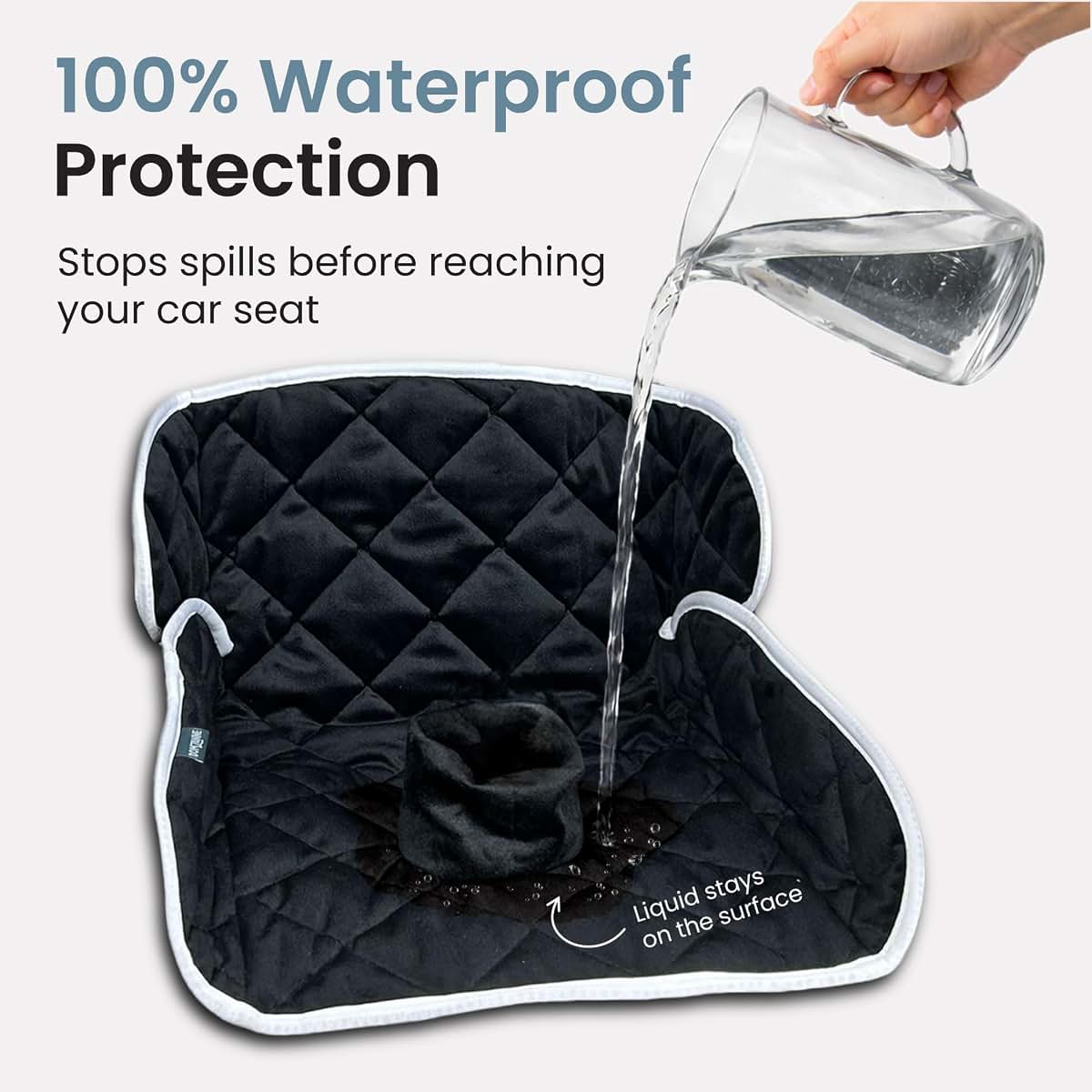 Domzanne Potty Training Car Seat Protector Cover, Washable Waterproof Liner Mat (photo 4)