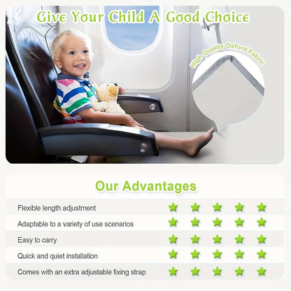 Yallmie Toddler Airplane Bed And Travel Seat Extender In Gray (photo 4)