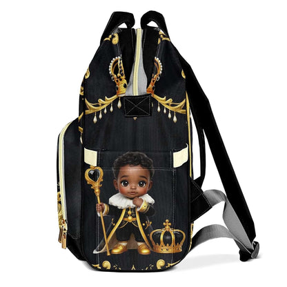 TailorYYCustomZ Black Elegant Cute Boy Mummy Bags Custom with Name Personalized Diaper Bags Backpack Presents for Mom (photo 2)