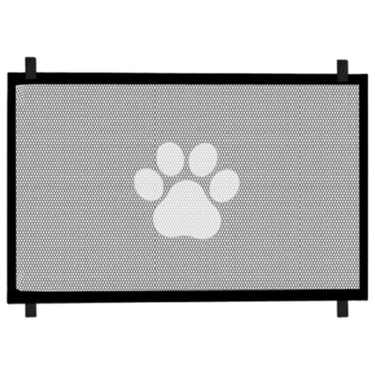 Bemonew Mesh Gate for Pets Mesh Dog Gate for Doorways No Drilling, Portable & Foldable Pet with Adjustable Width