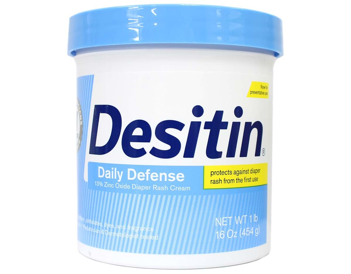 Desitin Rapid Relief Creamy Jar 16-Ounce Skin Care Ointment