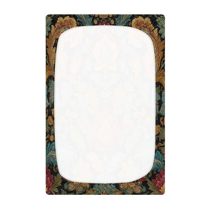 Kigai Fitted Mini Crib Sheet, Jersey Knit Floral Print For Playard Mattresses