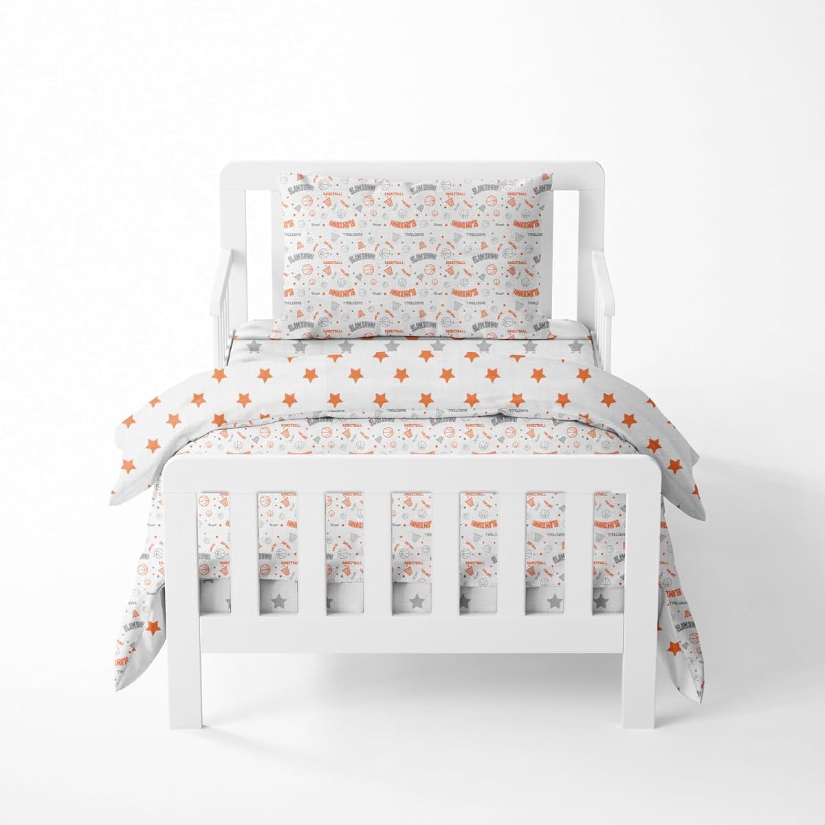 Bacati Muslin 4 Piece Toddler Bedding Set