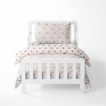 Bacati Muslin 4 Piece Toddler Bedding Set