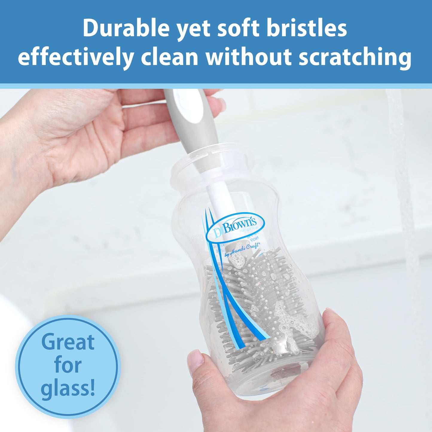 Dr. Brown's Soft Touch Baby Bottle Cleaning Brush